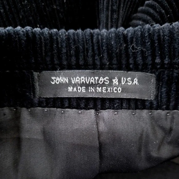 John Varvatos USA Mens Lyon SC Black Corduroy Blazer Sport Coat Jacket Sz 42R